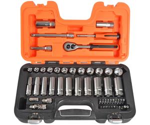 Bahco S330L Presa Set Di 53 Metrico 1cm Profonde a Bussola + 0.6cm Accessori