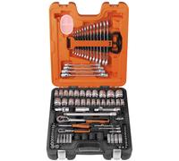 Bahco Metrico Imperiali 0.6cm E 1.3cmD Presa Chiave Set 94 Pezzi S87 + 7