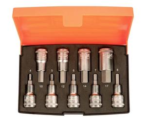 Bahco S9HEX Inserto giravite 9 parti