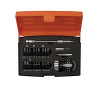 Bahco Set Cacciavite Stubby Con Cricchetto 22 Pezzi Con Bit Magnetici