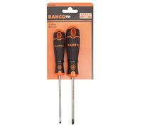 BAHCO Set di 2 cacciaviti BahcoFit con manico in gomma