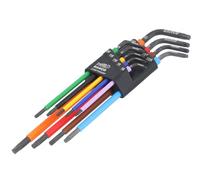 Bahco Set Chiavi Angolo Multicolore Torx Con Farbcodierung 9 Pezzi