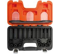 BAHCO Set di bussole a impatto con attacco da 1/2"