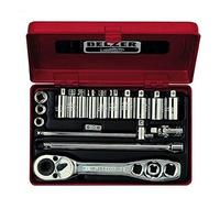 BAHCO Set di bussole con quadro da 1/4", profilo bi-esagonale metrico