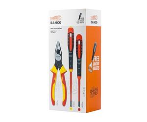 Bahco Set di cacciaviti e pinze originali VDE