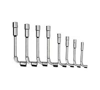BAHCO Set di chiavi a tubo piegate doppie metriche con Dynamic-Drive™ 6 x 6