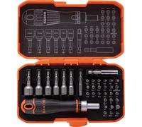 Bahco Set Di Bit Colorati A Cricchetto 59/S36BCR, 36 Pezzi BAH59S36BCR