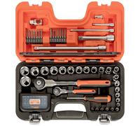 BAHCO BHSW79 Juego de vasos y puntas 1/4" y 1/2", mm, 79 piezas, Naranja