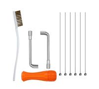 BAHJKASD Pacchetto completo di pulizia degli ugelli, nessun kit di pulizia intasamento per la stampa 3D, molto resistente alle temperature