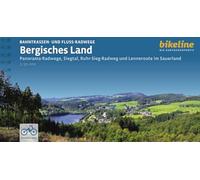 Bahntrassen- und Fluss-Radwege Bergisches Land: Panorama-Radwege, Siegtal, Ruhr-Sieg-Radweg und Lenneroute im Sauerland, 545 km, 1:50.000, GPS-Tracks Download, LiveUpdate, Übernaachtungsverzeichnis