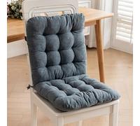 BAHULA Cuscino per Sedia a Dondolo, Cuscino per mobili da Giardino, Cuscino più Spesso e Morbido per Ufficio Domestico Esterno all'aperto,Dark Gray,40 * 80cm