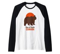 Baia di Fundy Canada Maglia con Maniche Raglan