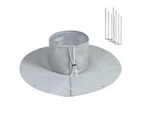 Baia invernale per radici, include chiodi per terra sicuri, 100 cm, protezione per radici dal freddo, copertura per radicole per piante, riutilizzabile e pronta per la stagione, per paesaggi, giardino