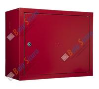 BAIA SICURA Cassetta Contatore Acqua SENZA SCHIENALE Zincata, Bianca o Colorata in Acciaio Zincato | Tante Misure e Colori (Acciaio Zincato Rosso RAL 3000, 40 H x 50 L x 23 P cm)