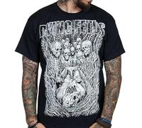 baiardo Business Shirts Crew Neck Dying Fetus Men's Treachery Short Sleeve T-Shirt Short Sleeve Tee Shirts for Men Black M
