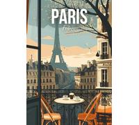 Baibexing Poster E Stampe Di Paesaggi Di Viaggio Astratti, Città Di Parigi, Dipinti Su Tela, Quadri Da Parete, Decorazioni Per La Casa 60X90Cm Senza Telaio