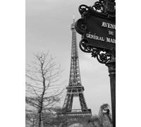 Baibexing Poster In Bianco E Nero Della Torre Eiffel, Francia, Parigi, Viaggio, Paesaggio, Stampa Su Tela, Quadro Decorativo Per Soggiorno, Casa, Formato A3 21X30Cm Senza Telaio