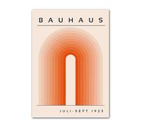 Baibexing Stampe Di Poster Di Arte Murale Di Forme Geometriche Sfumate Astratte Bauhaus, Quadri Di Dipinti Su Tela Nordici Per L'Arredamento Del Soggiorno A1 21X30Cm Senza Telaio