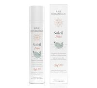 Baie Botanique NOVITÀ - Soleil Bébé - Crema solare minerale biologica non tossica per neonati e bambini SPF 50 - Girasole e jojoba - Senza profumo - Naturale - Vegano - Senza dominante bianca - Sicuro