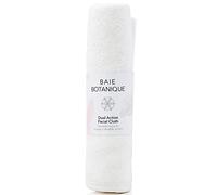 Baie Botanique Professionale Panno per il viso a doppia azione, mussola di cotone di lusso e spugna ultra morbida di bambù - 100% naturale (Single)
