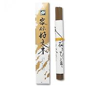 Baieido Bastoncini di incenso da 10 g, eccellente qualità della tradizione giapponese, fragranze preziose, bastoncini di fumo dal Giappone, realizzati con sostanze naturali, basso fumo (legno di