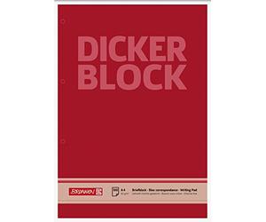 Baier & Schneider - Blocco di carta da lettere, formato A4, 100 pezzi, colore: bianco