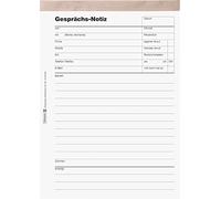 Baier & Schneider BRUNNEN - Blocco note per conversazione A5, 50Bl