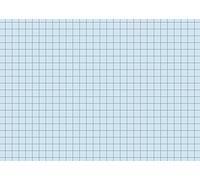 Baier & Schneider - Cartoncini per appunti, formato A6 orizzontale, a quadretti, 180 g/mq, colore: Blu