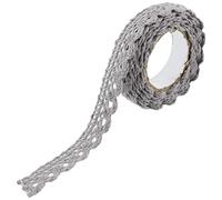 Baier & Schneider pizzo Tape 100% cotone grigio