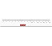 Baier & Schneider - Righello flessibile, 16 cm, 1 pezzo, trasparente
