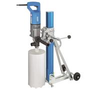 BAIER Trapano A Secco Diamantato BDB 829 In Set Con Supporto Per Trapano BST 200