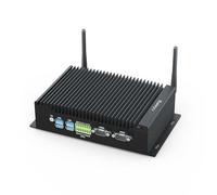 Baieyu PC Industriale Windows 11 Pro, PC Fanless Core i3-10110U 16 GB RAM 512 GB SSD Mini PC Fanless, Supporto 4K Display Triplo, Doppio WiFi, 2 * RJ45, 2 HD, Micro PC per Industria, Ufficio, HTPC