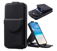 BaiFu Custodia a in pelle per Oppo Find X9 Pro, con porta carte, Wallet Cover a portafoglio per Oppo Find X9 Pro-Nero