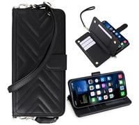 BaiFu Custodia per Doogee Note 56X Pro, Case portafoglio trapuntata con cinturino da polso, cover magnetica per Doogee Note 56X Pro-05