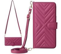 BaiFu Custodia per Moto X70 Air 5G, Case portafoglio trapuntata con cinturino da polso, cover magnetica per Moto X70 Air 5G-07