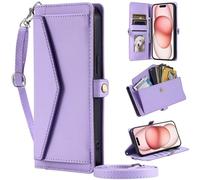 BaiFu Custodia Portafoglio per Oppo A5 2020/A11N, Tasca Portafoglio con Cinturino da Polso, Case in Pelle PU con Oppo A5 2020/A11N-09