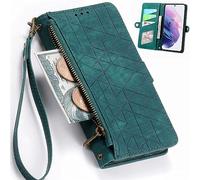 BaiFu Griglia Geometrica Cover per Redmi K90/Poco F8 Pro, Dello slot per Design dei pulsanti Flip Custodie Cuoio, Cerniera Tasca per Redmi K90/Poco F8 Pro-05