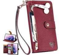 BaiFu RFID Blocco Cover per TCL 60 SE, Dello slot per schede Magnetico, Cerniera Tasca Custodia per TCL 60 SE-03