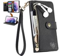 BaiFu RFID Blocco Cover per TCL 60 SE, Dello slot per schede Magnetico, Cerniera Tasca Custodia per TCL 60 SE-01