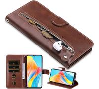 BaiFu Tasca con Custodia per Vivo V60 Lite 4G/5G, con Cinturino da Polso, Funzione leggio, Chiusura Lampo, Chiusura Magnetica Case per Vivo V60 Lite 4G/5G-01