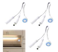 BAIFULAI 3 LED Touch Dimmer, DC5 - 24 V, dimmer touch LED, interruttore a sfioramento, interruttore a sensore, per strisce luminose