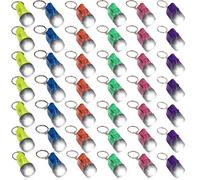 BAIFULAI 42 mini torcia portachiavi, 4 cm, mini torcia LED per bambini, torcia colorata per bambini, regalo per gli ospiti, campeggio, attività all'aperto, escursionismo
