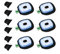 BAIFULAI 6 luci LED di ricambio per cappello, luci a LED per cappello illuminato, ricaricabili USB, impermeabili, 3 modalità, luce impermeabile per berretto a maglia, per uomo e donna bambini