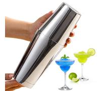 BAIFULAI Boston Cocktail Shaker, 700 ml e 600 ml, shaker Boston in acciaio inox e pesato, 2 pezzi, shaker per principianti e professionisti, bar party