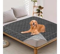 BAIFULAI Coperta impermeabile cane, 200 x 130 cm, tappetino antiscivolo per cani grandi e piccoli, colore grigio scuro