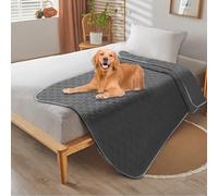 BAIFULAI Coperta impermeabile per cani, 180 x 75 cm, antiscivolo, per cani di taglia grande e piccola, colore grigio scuro
