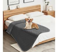 BAIFULAI Coperta impermeabile per cani, 180 x 75 cm, antiscivolo, per cani grandi e piccoli, colore: grigio scuro