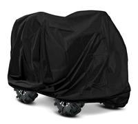 BAIFULAI Elektromobil - Telo di copertura per scooter Oxford 210D, impermeabile, per sedia a rotelle, pieghevole, colore nero, per la maggior parte degli scooter Mobility (142 x 66 x 91 cm)