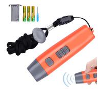 BAIFULAI Fischietto elettronico, fischietto regolabile, fischietto da arbitro, 3 toni e 3 livelli, fischietto multiuso per insegnanti di polizia (rosso)