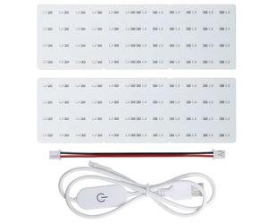 BAIFULAI Kit di sostituzione della scheda di retroilluminazione a LED, accessorio per stampante 3D, scheda di retroilluminazione a LED con dimmer touch, USB 5 V, PCB Light Board per modello